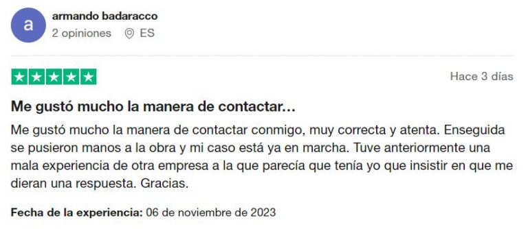 trustpilot Armando