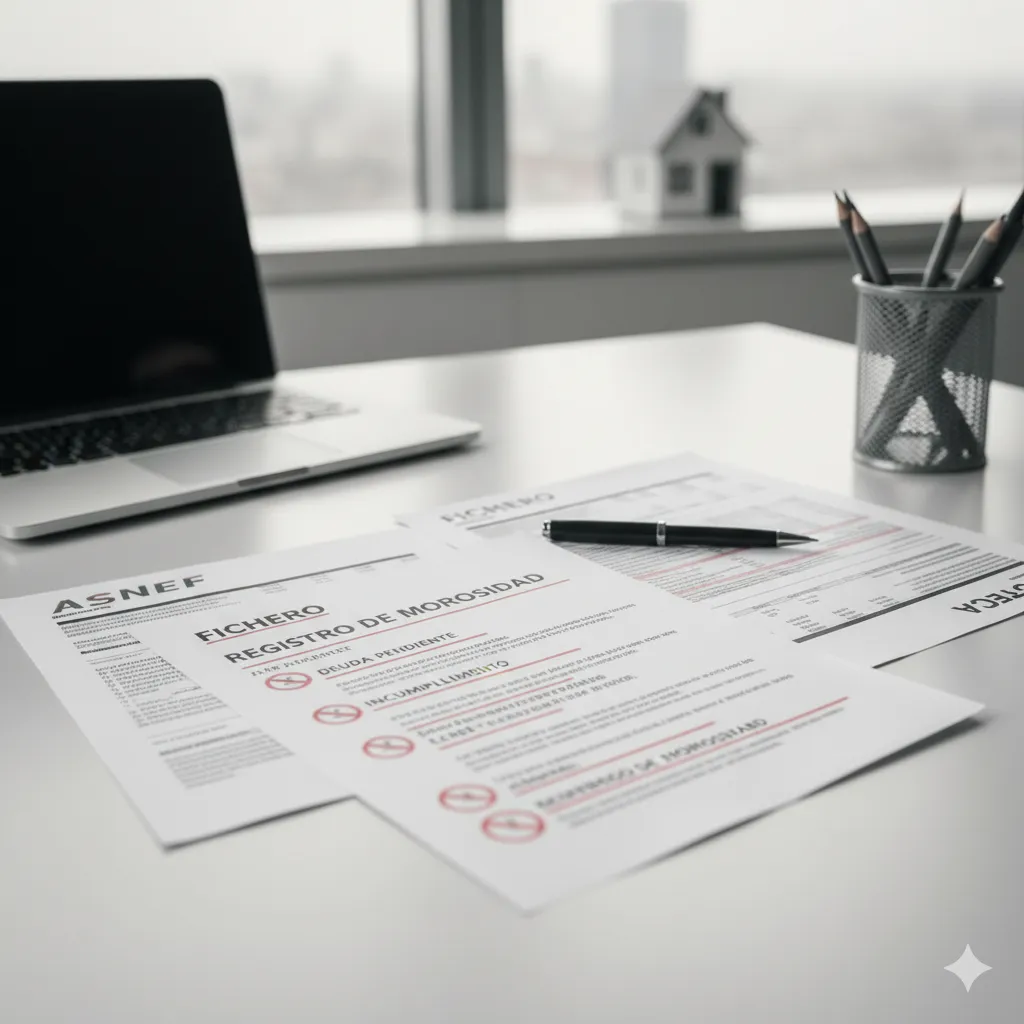 Registros de morosidad y asnef