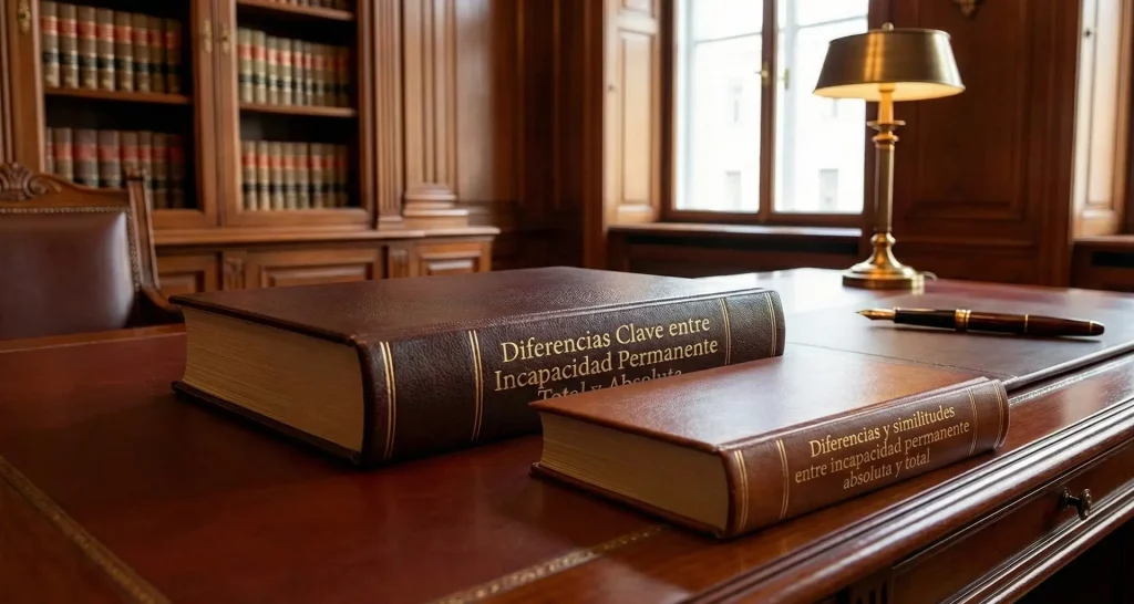 Diferencias y similitudes entre incapacidad permanente absoluta y total